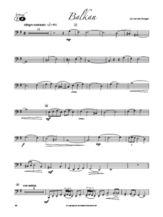 Musical Souvenirs For Tuba Ut - Den Dungen Jos Van - Partition - Tuba